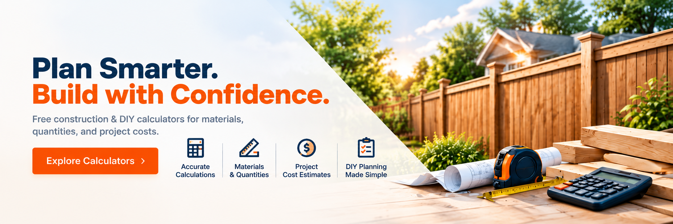Calcqivo — Plan Smarter. Build with Confidence. Free construction & DIY calculators.