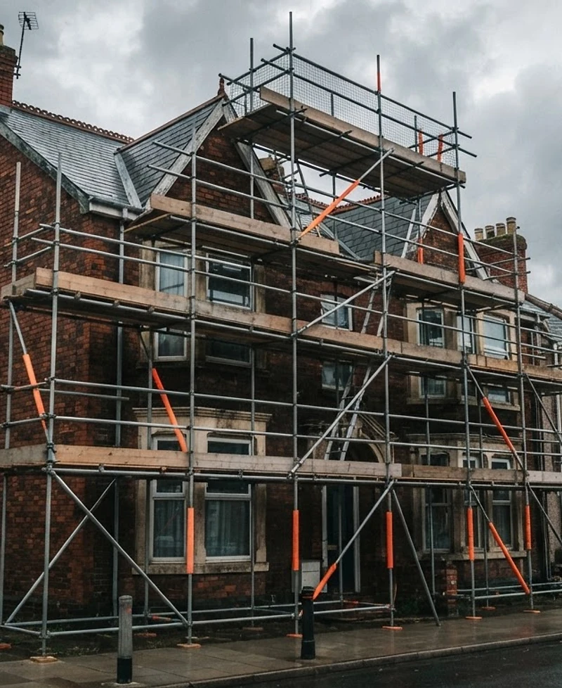 Cruzup scaffolding installation in Cardiff