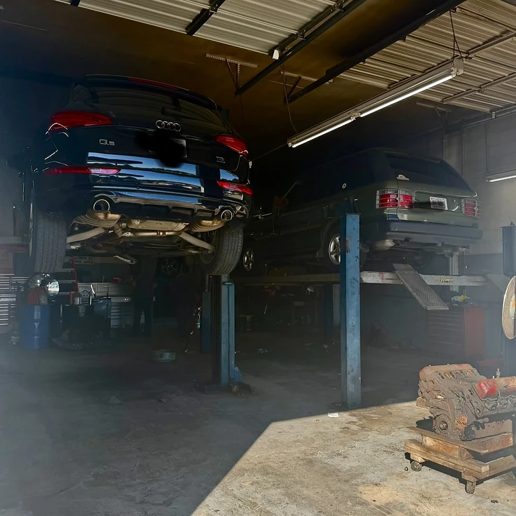 Professional auto repair shop