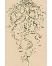 Many rivers and paths branching and spiraling downward — many ways back