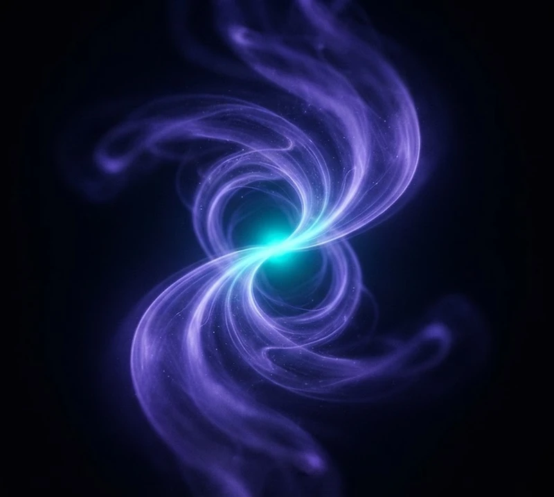 Ambient violet glow background