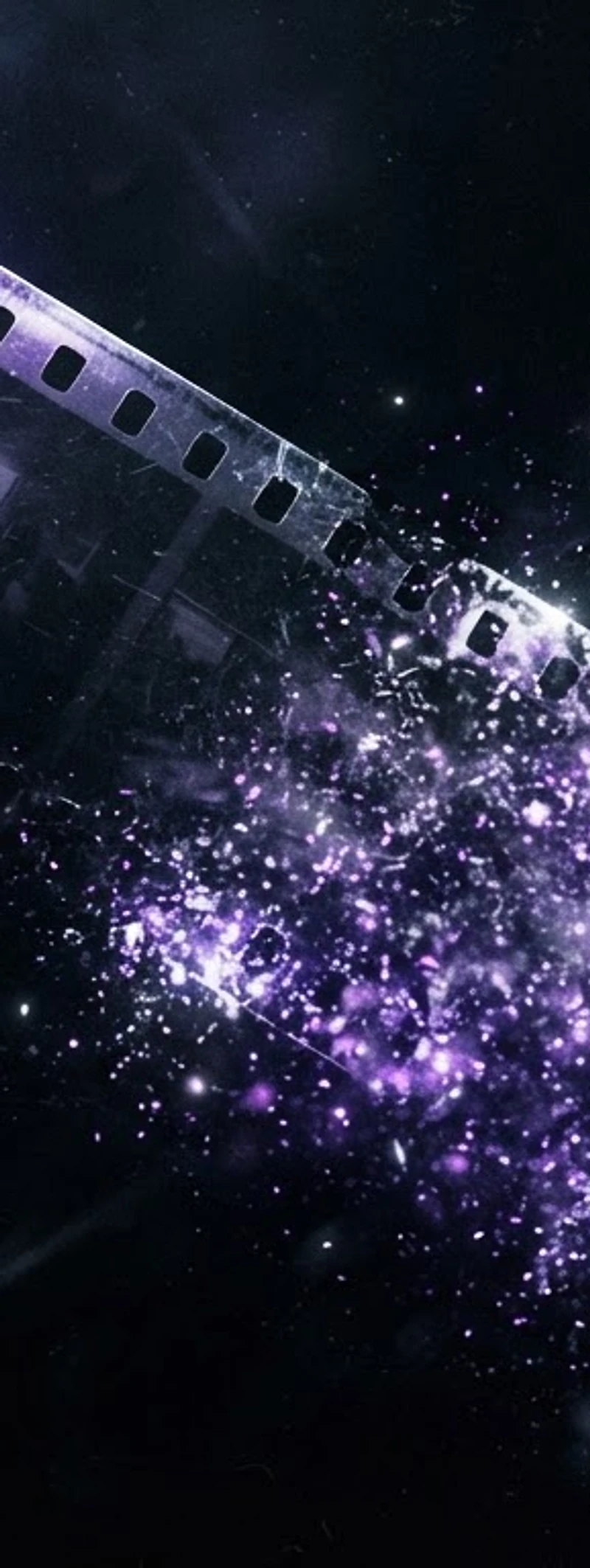 Abstract cinematic filmstrip artwork representing Unicorn Studios legacy