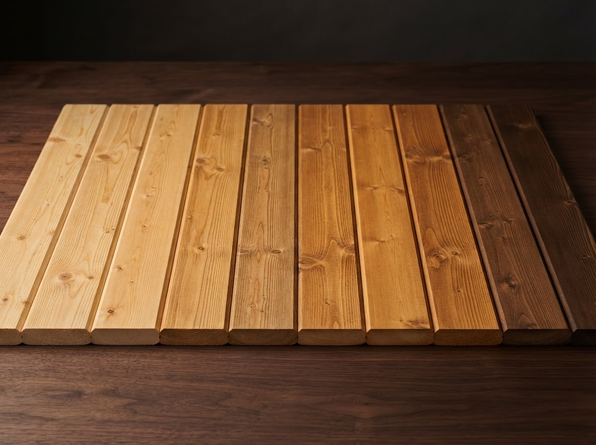 Southern Yellow Pine color range from natural to 215°C