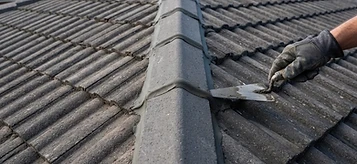 Illustrative ridge cap pointing detail — not a CC project