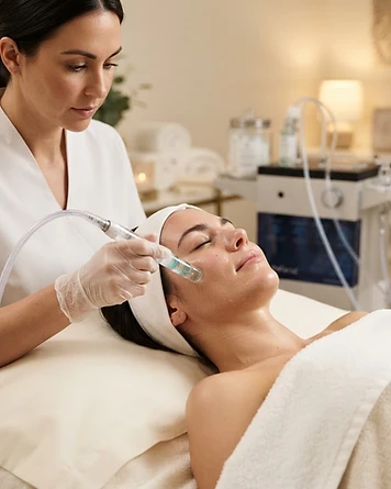 Hydra Facial treatment illustration