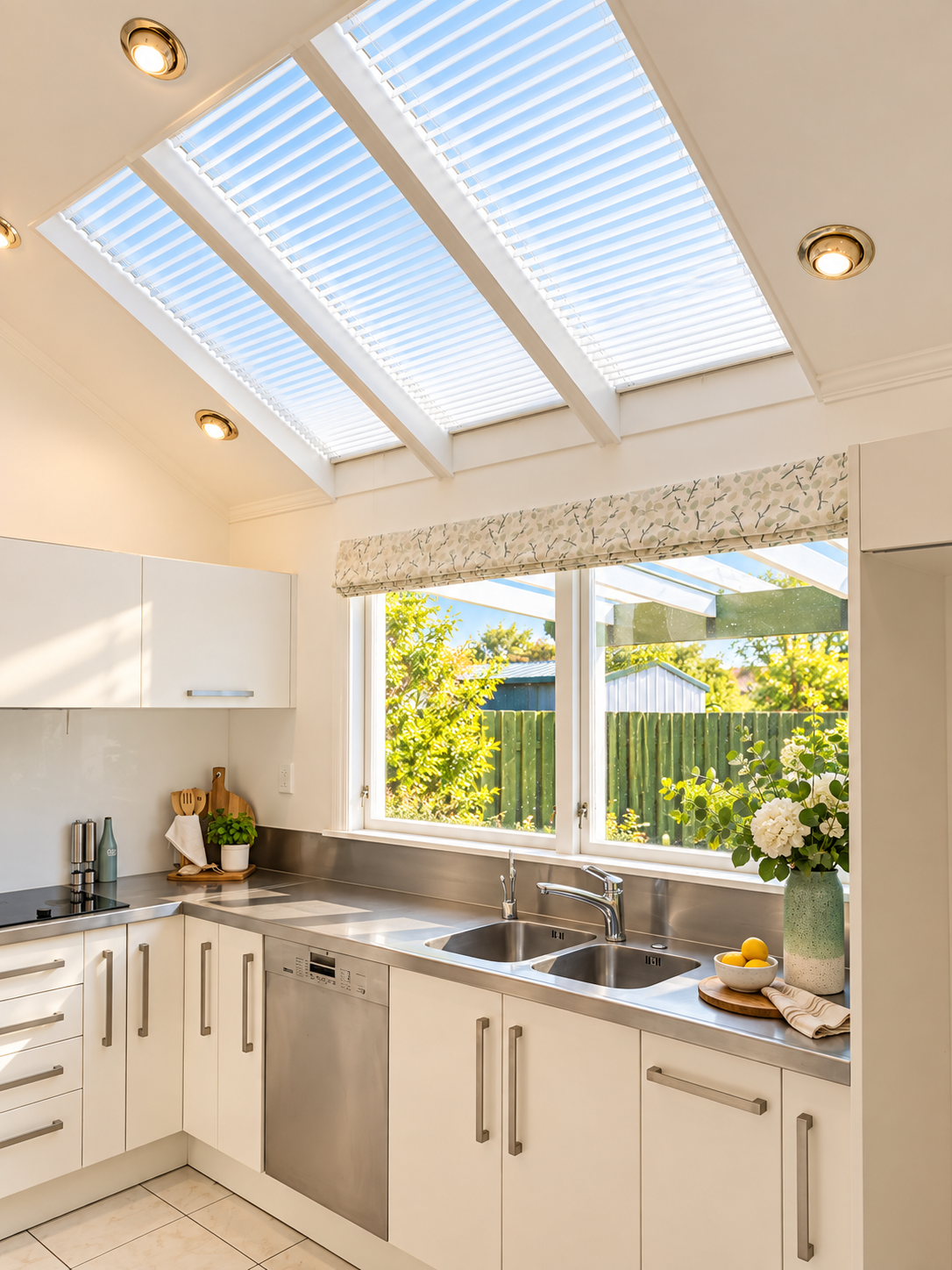 Kitchen — Skylight Over the Worktop