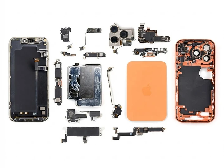 iPhone-Teardown mit Original-Ersatzteilen
