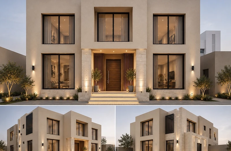 Villa interior render