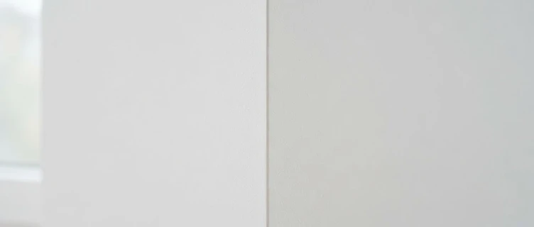 Mur intérieur parfaitement peint