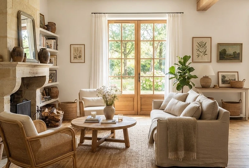 Intérieur fraîchement rénové