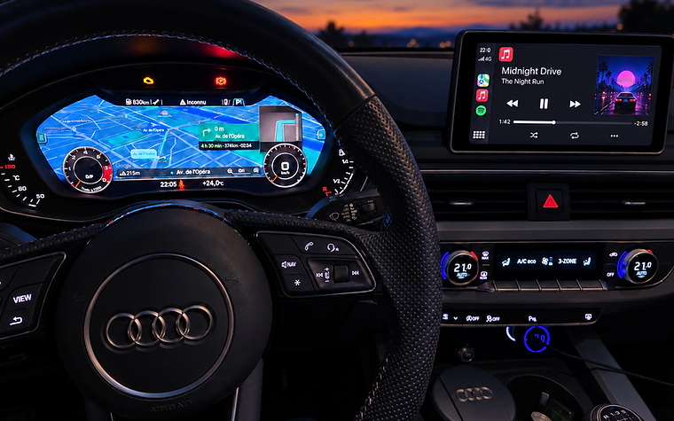 Keep using the centre screen