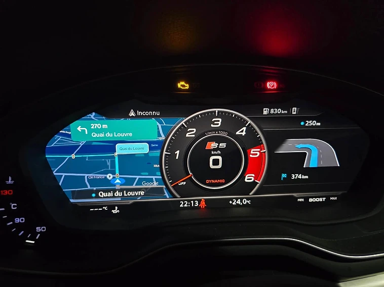 Phone navigation on the original display