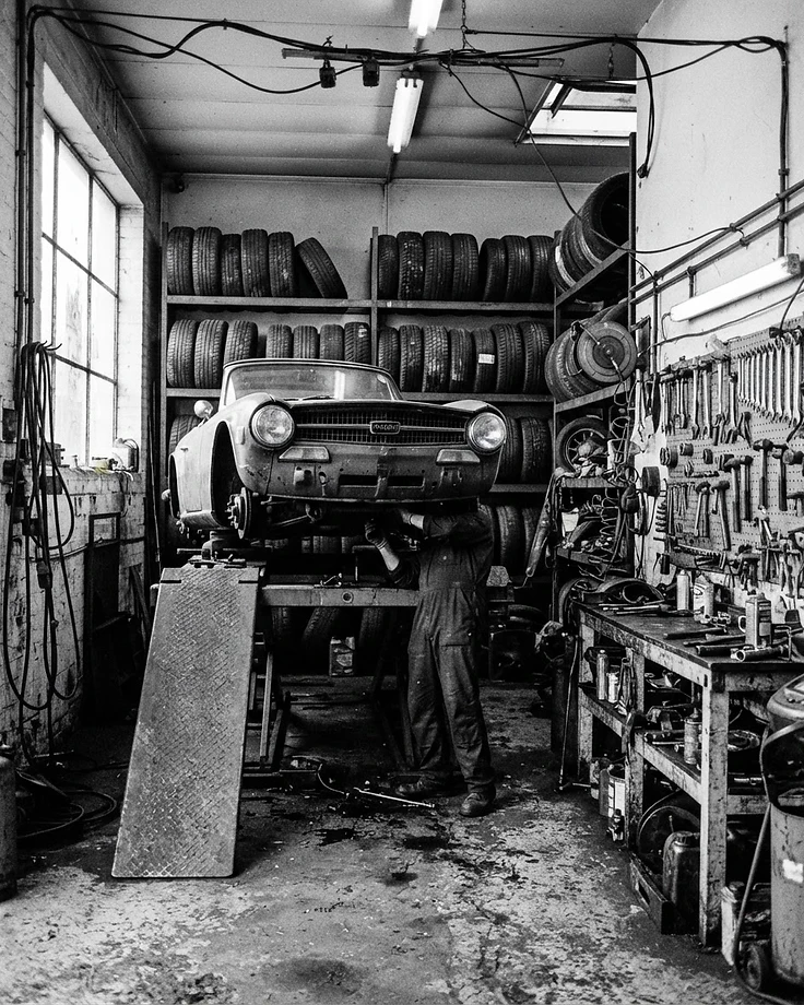 Inside the Atherton Tyres workshop