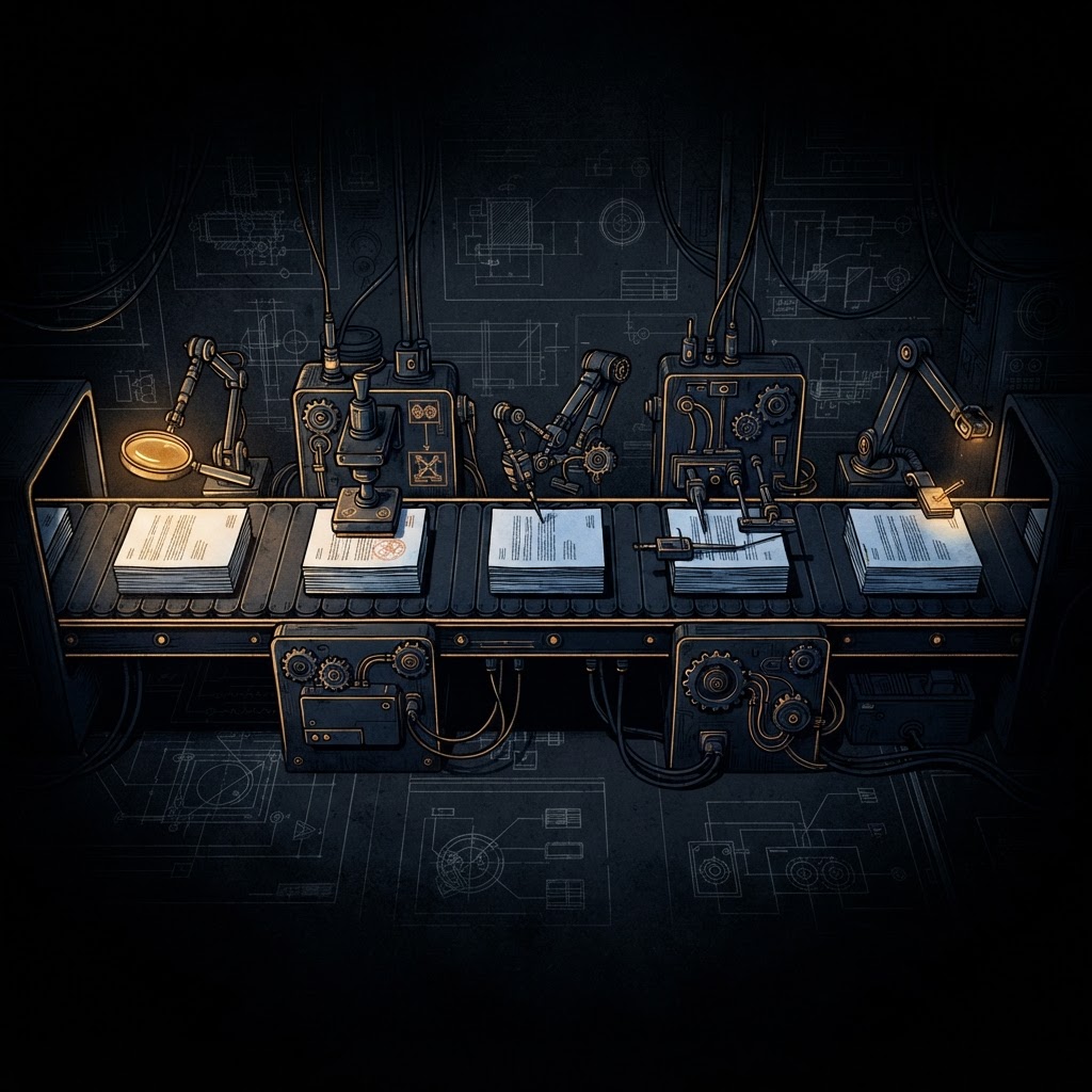The Great Test, Part 4: The Topic-to-Publish Machine