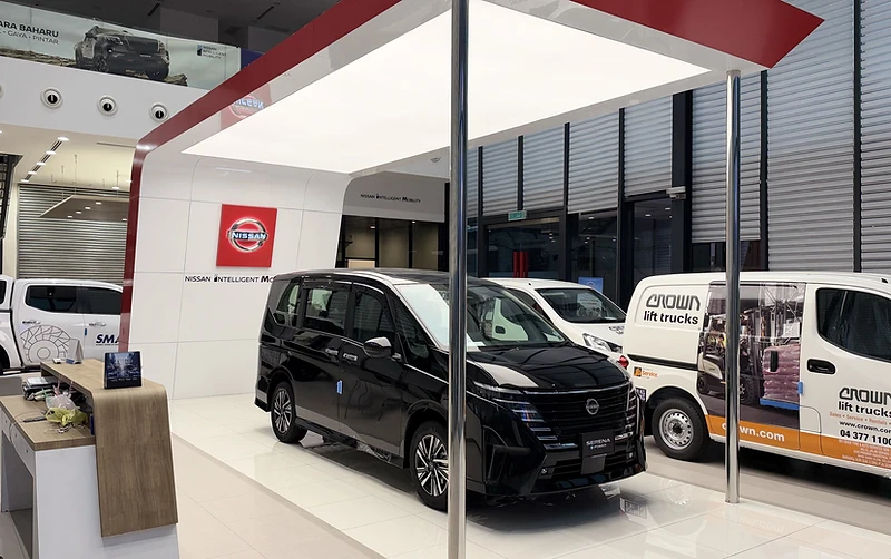 Nissan showroom at Nikaijayakl Nissan authorised dealer Petaling Jaya