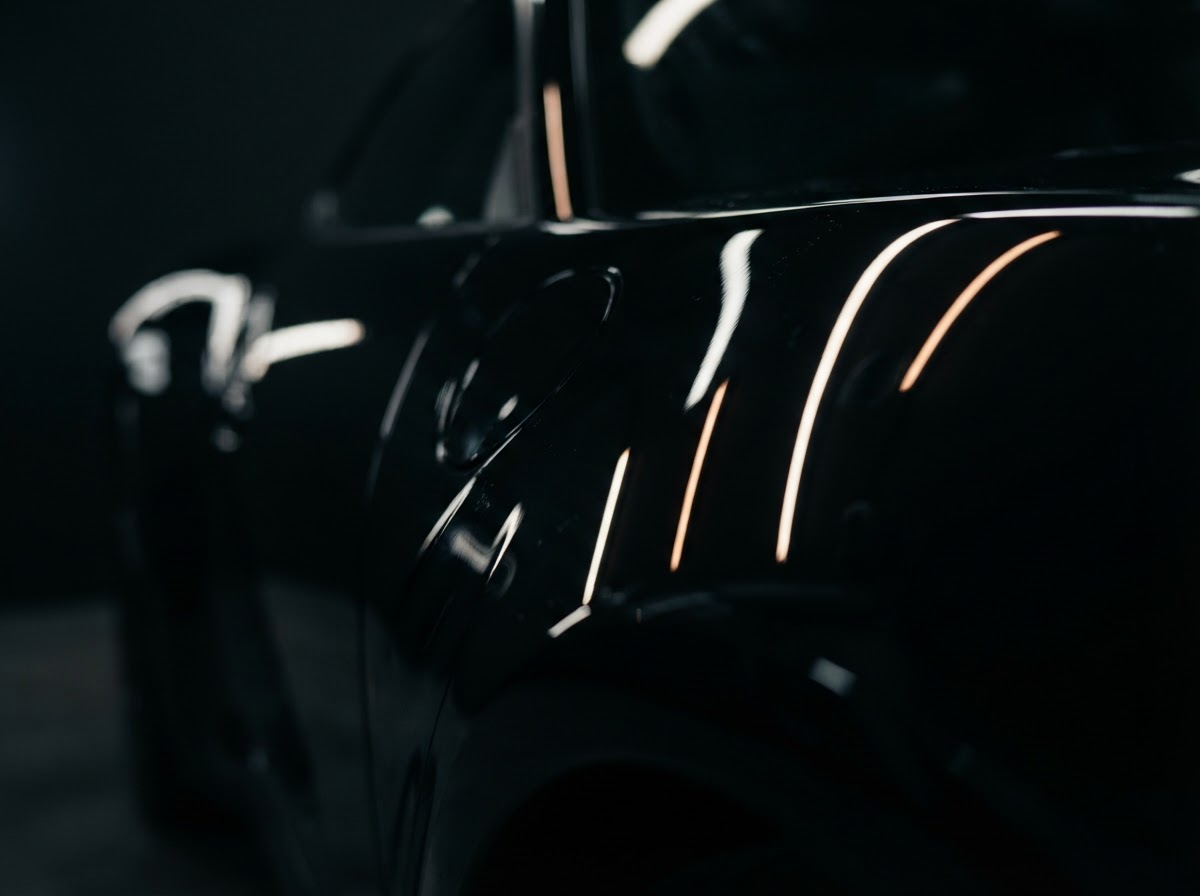 Glossy detailed paintwork