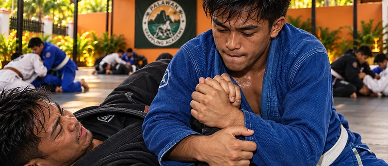 Self defense training through Brazilian Jiu Jitsu in Puerto Princesa, Palawan