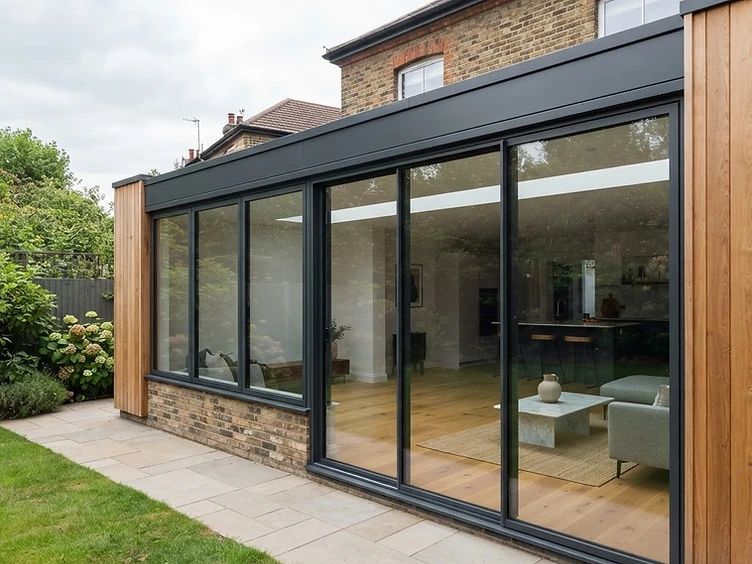 Smarts aluminium windows and sliding doors supplied and installed by Luminous Glazing
