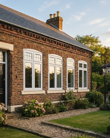 Clear double glazed windows after the sealed units were replaced