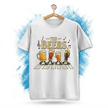 T-shirt Unisex The BEERS - dedicata ai Beatles