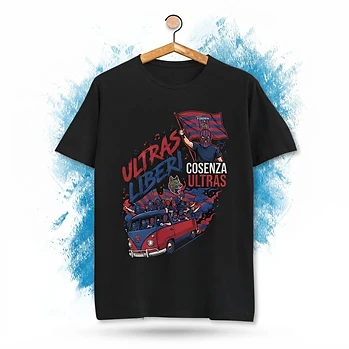T-shirt ULTRAS LIBERI COSENZA - su richiesta per ogni squadra