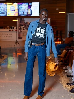 Denim & cowboy hat, Osaine Kustoms