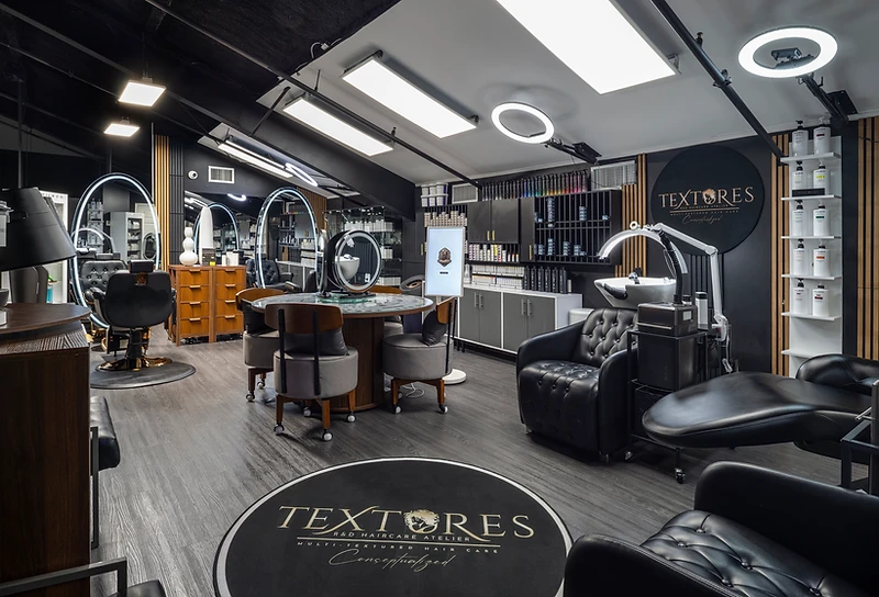 Textures R&D Haircare Atelier interior