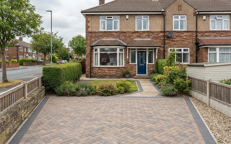 Block Paving Driveway — Pudsey — after