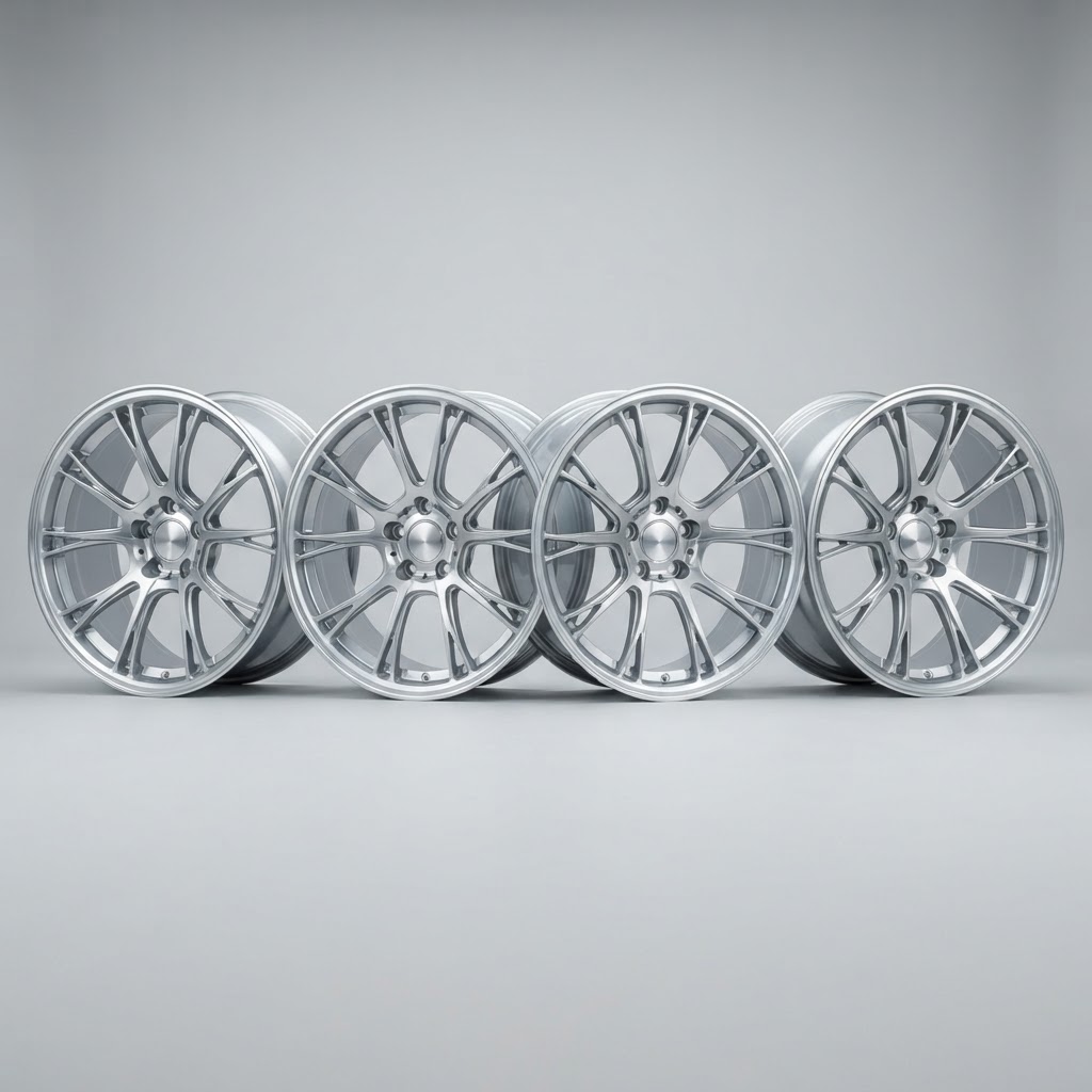 Forged Multi-Spoke Alloy Wheel Set — 21-inch