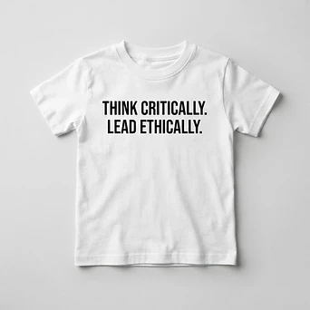 “Think Critically” Tee — White
