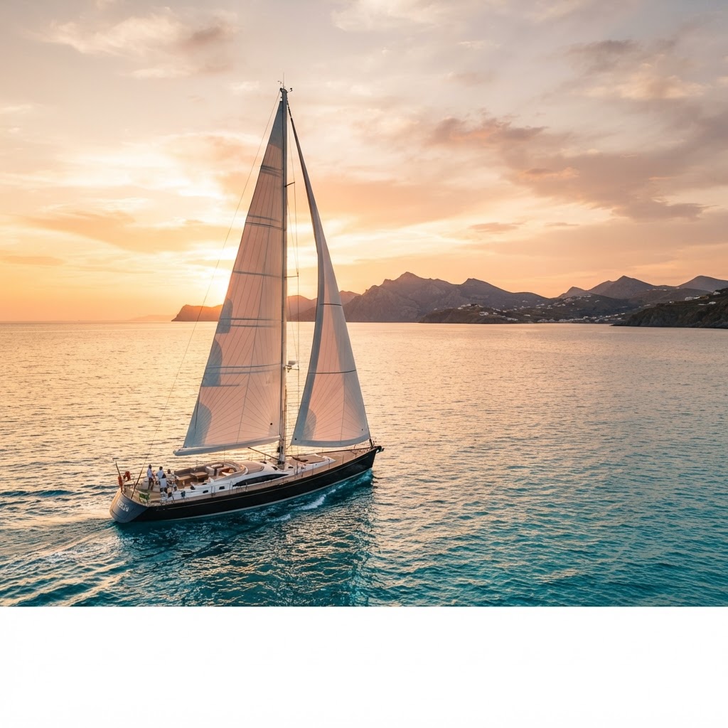 Windstar sailing yacht at sea