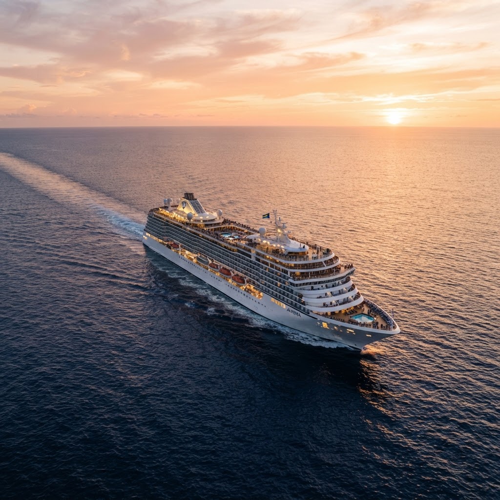 Explora Journeys luxury ship at sea