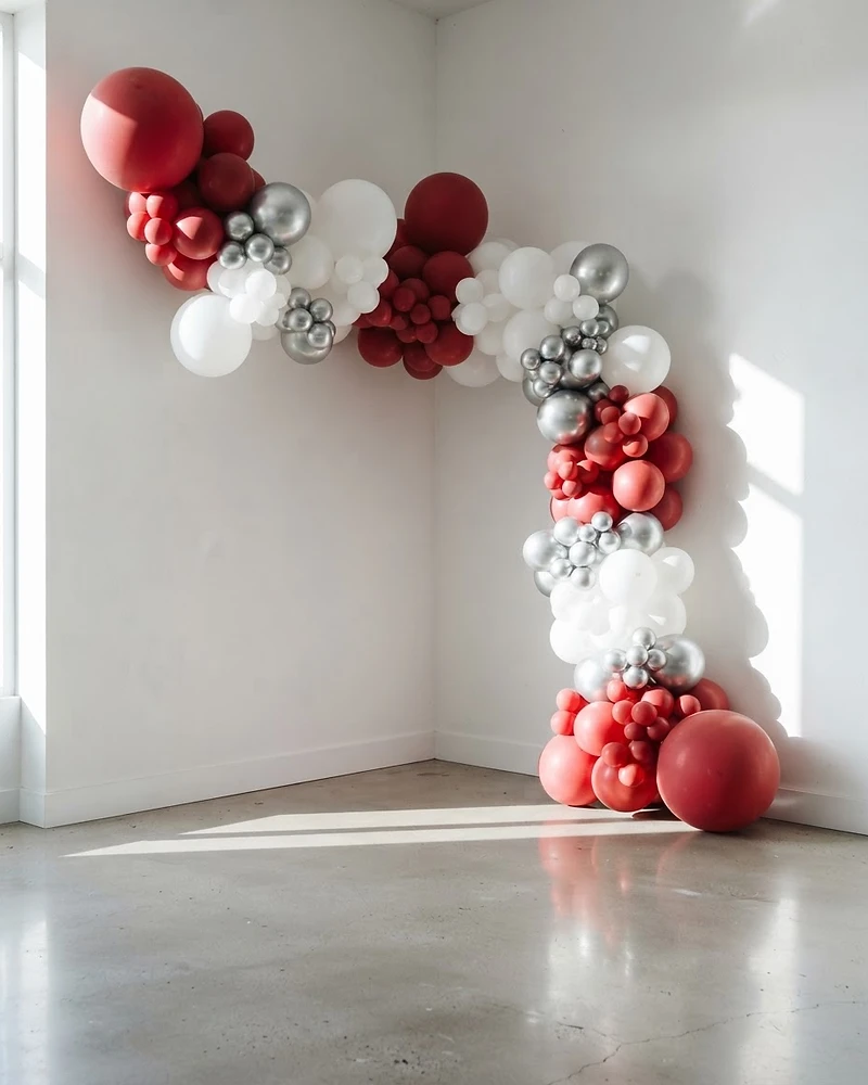 Arco di palloncini organico
