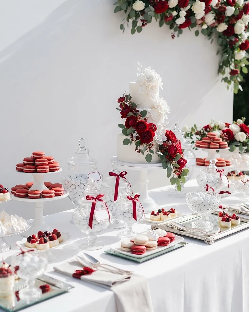 Sweet table con confettata