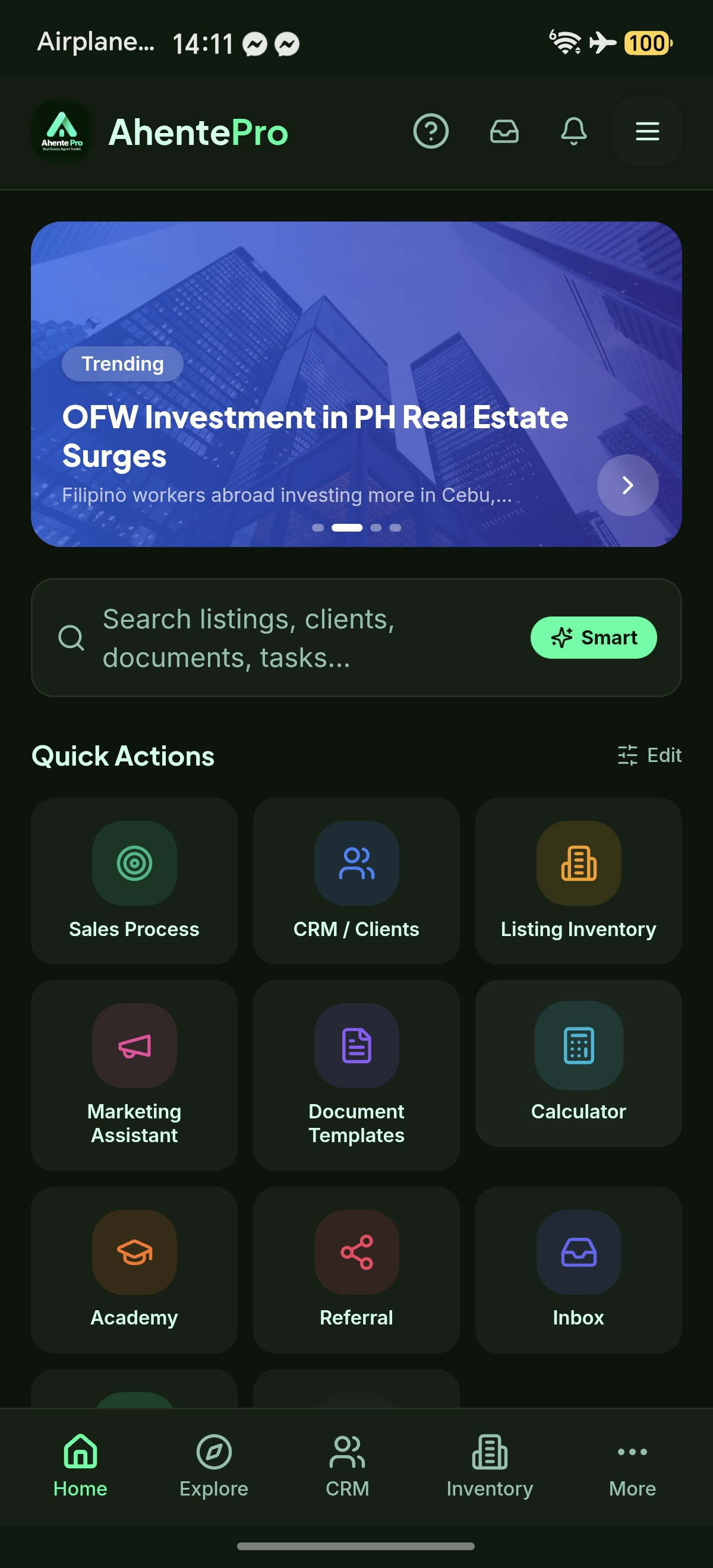 Creator Studio app screen