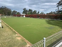 Finished lawn or landscaped outdoor space