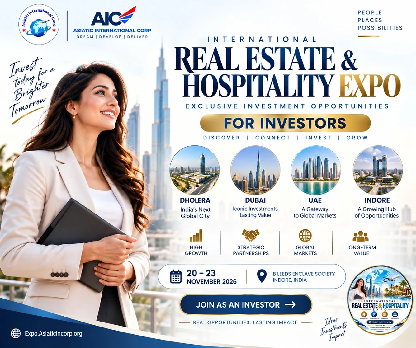 International Real Estate & Hospitality Expo — promotional poster