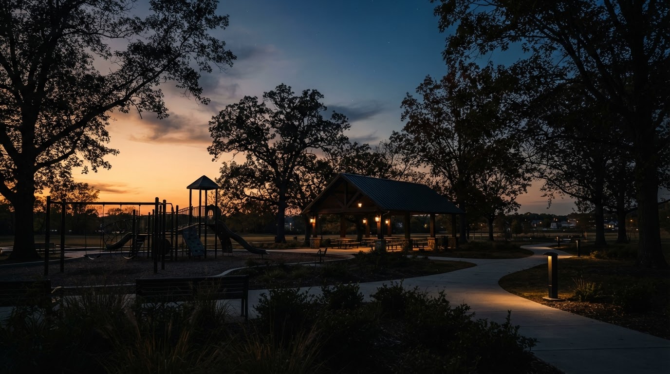 Illustrative councils & parks scene