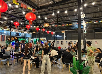 Guests dining at Asia Thai Restaurant