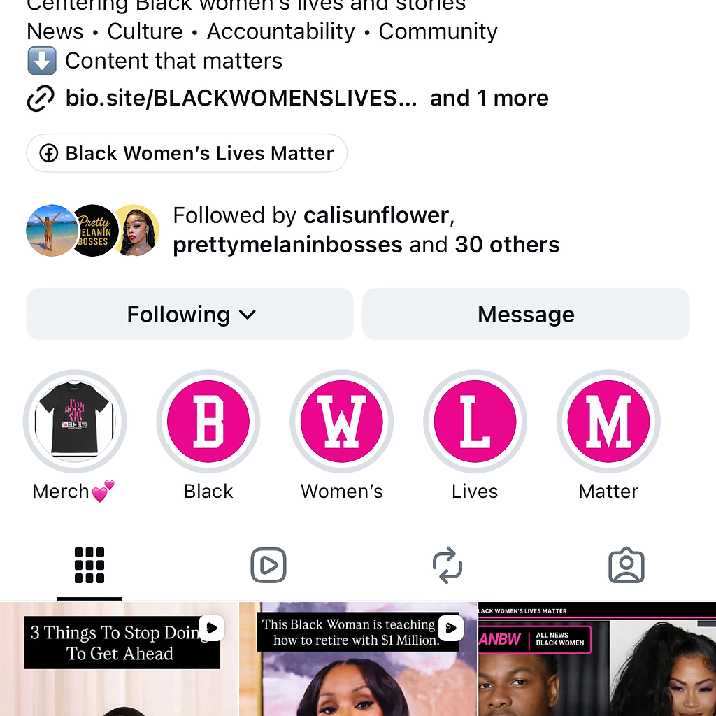 Black Women's Lives Matter