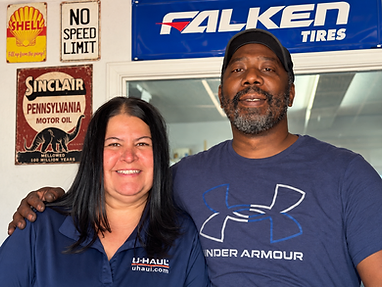 Jerry and Corey at Elbow Grease Automotive in Greeley.