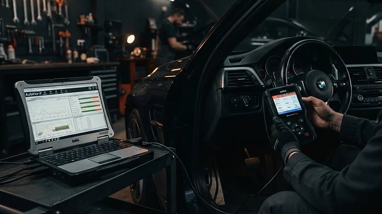 Diagnostics at Elbow Grease Automotive