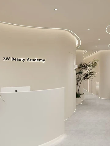 Reception and our signature curved wall