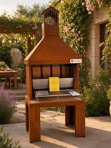 Caminetto Vulcano Barbecue Fire