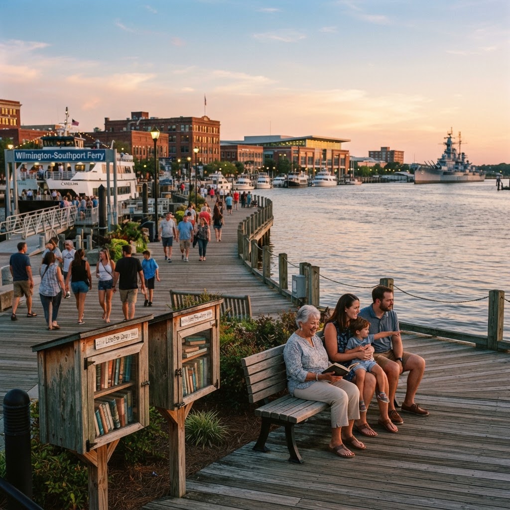 Riverfront Reading Benches