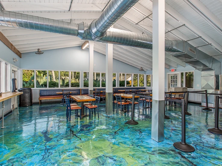Completed commercial interior renovation by Home Res-Q at Weeki Wachee State Park