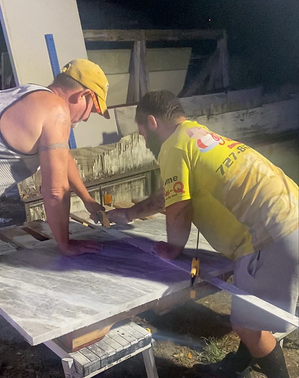 Home Res-Q founder Nick working on a residential project