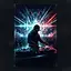 Stylised artist artwork for David Guetta