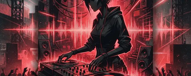 Stylised artist artwork for Amelie Lens