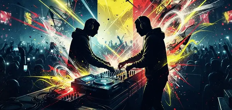 Stylised artist artwork for Dimitri Vegas & Like Mike